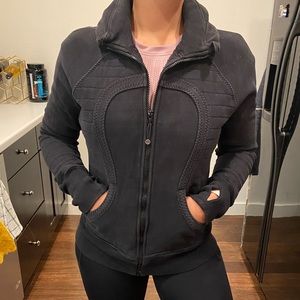 Lululemon Scuba Jacket Size 10 Black